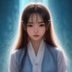 今日同人库策展总监林晓桐的职业照，温柔知性的年轻女性，ACG文化领域资深从业者