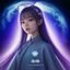 用户星月绘的头像，清新插画风格的二次元创作者头像